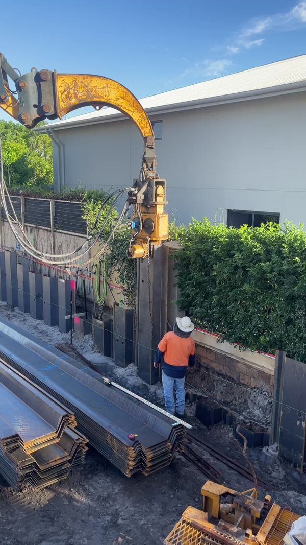 Post 27: Sheet Pile Installation