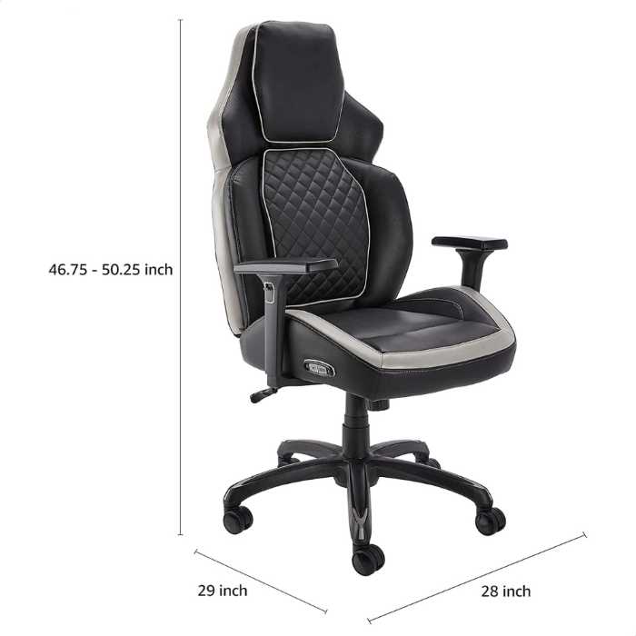 Amazon Basics Ergonomic Gaming Chair with Bluetooth Speakers