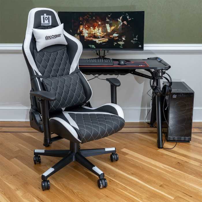 Deco Gear Diamond Quilted Ergonomic Gaming Chair