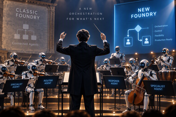 From Connected Agents to Workflow Orchestration: Rethinking Agent Design in New Foundry
