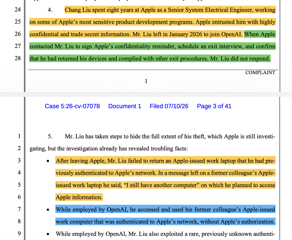 Reading Between the Apple v. OpenAI Lawsuit Lines