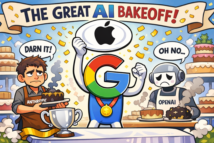 And the Winner of Apple's Great AI Bakeoff is... Google