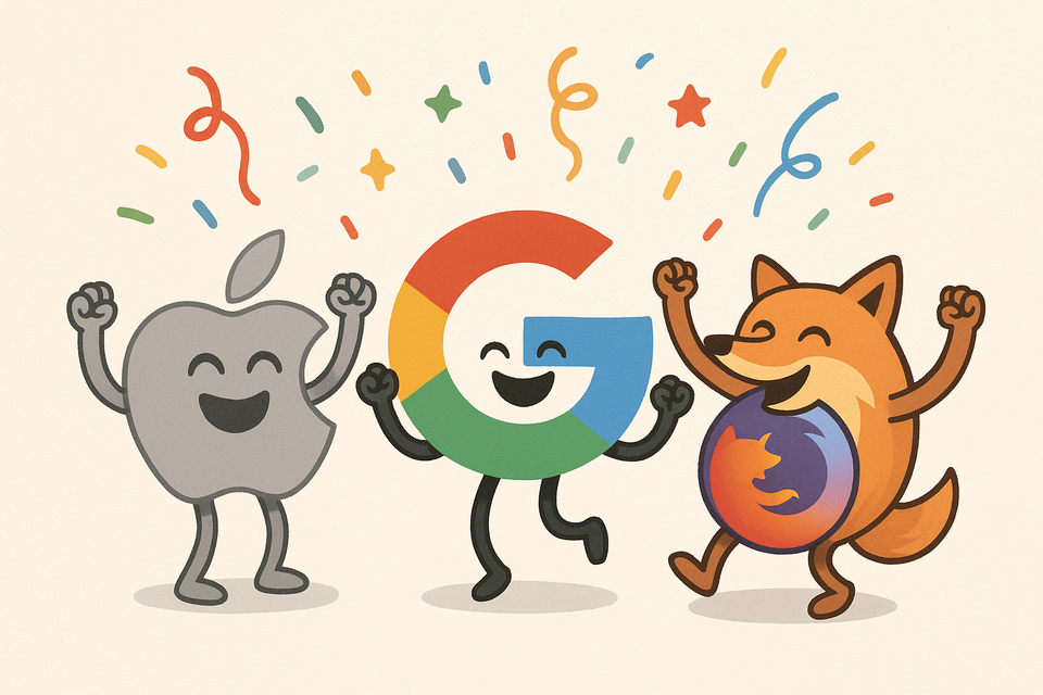 Google, Apple, and Mozilla Win in the Antitrust Case Google Lost