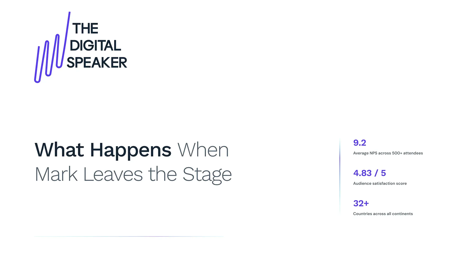 References & Client Recommendations | The Digital Speaker