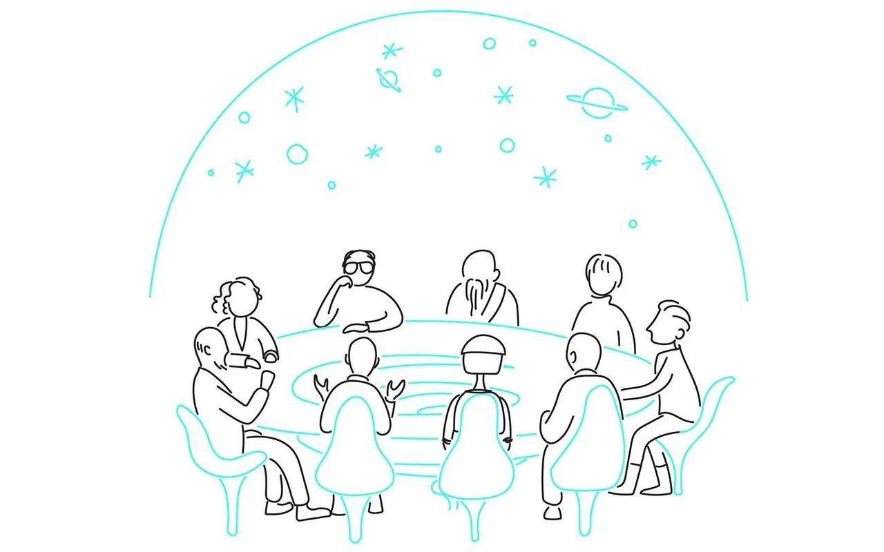 Now What? section image A VR Dinner with Visionaries