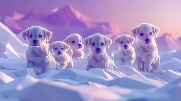 Digital Doubles: Unraveling the Charm of AI-Created Canines