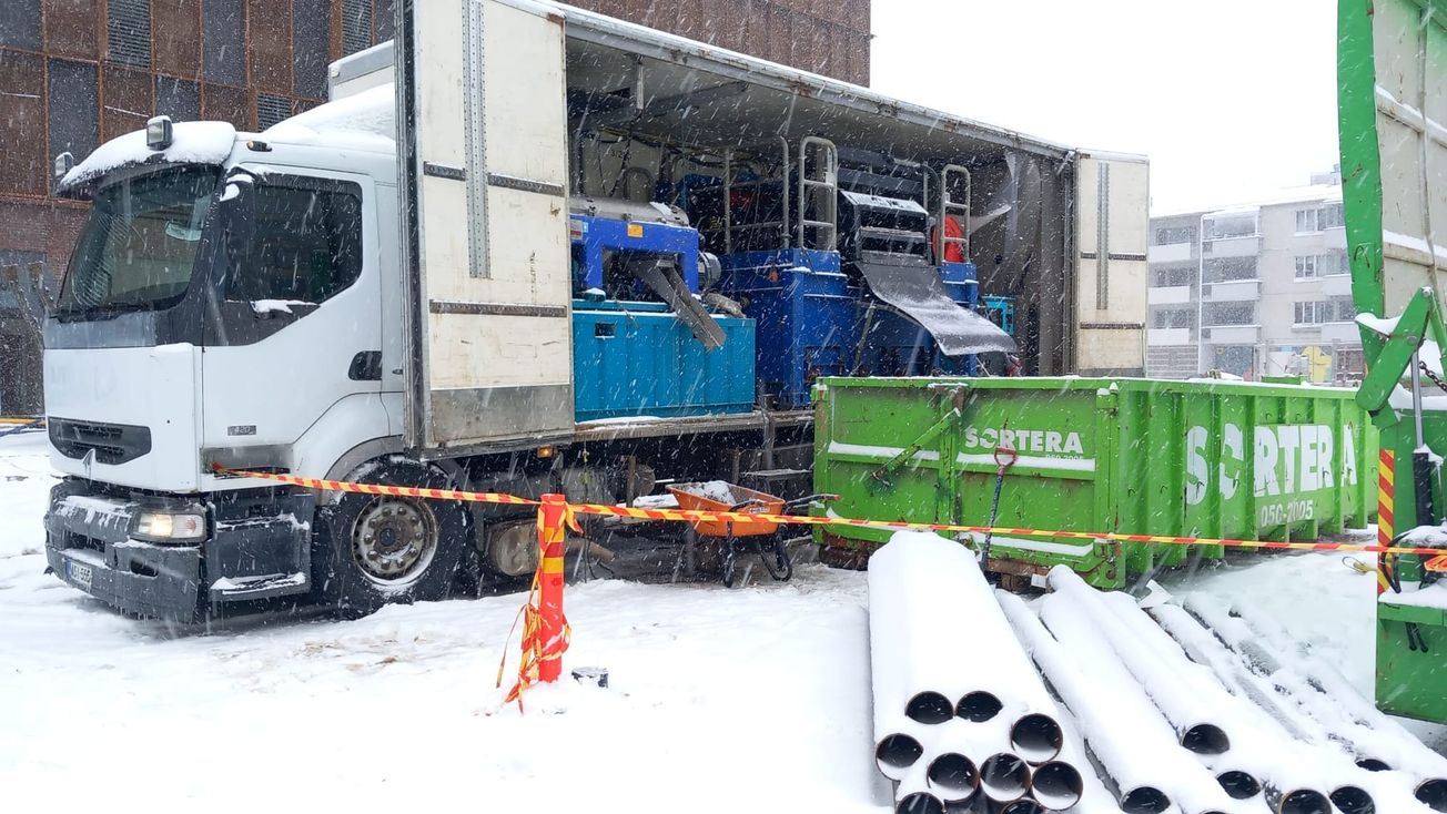 Rakentamisen sivutuotteena syntyy puhdasta vettä