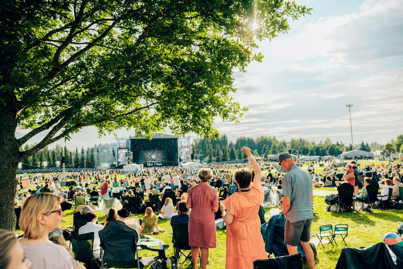 Jazzin ja rytmimusiikin  iloa Suomen suurimmalla  piknikillä Kirjurinluodossa