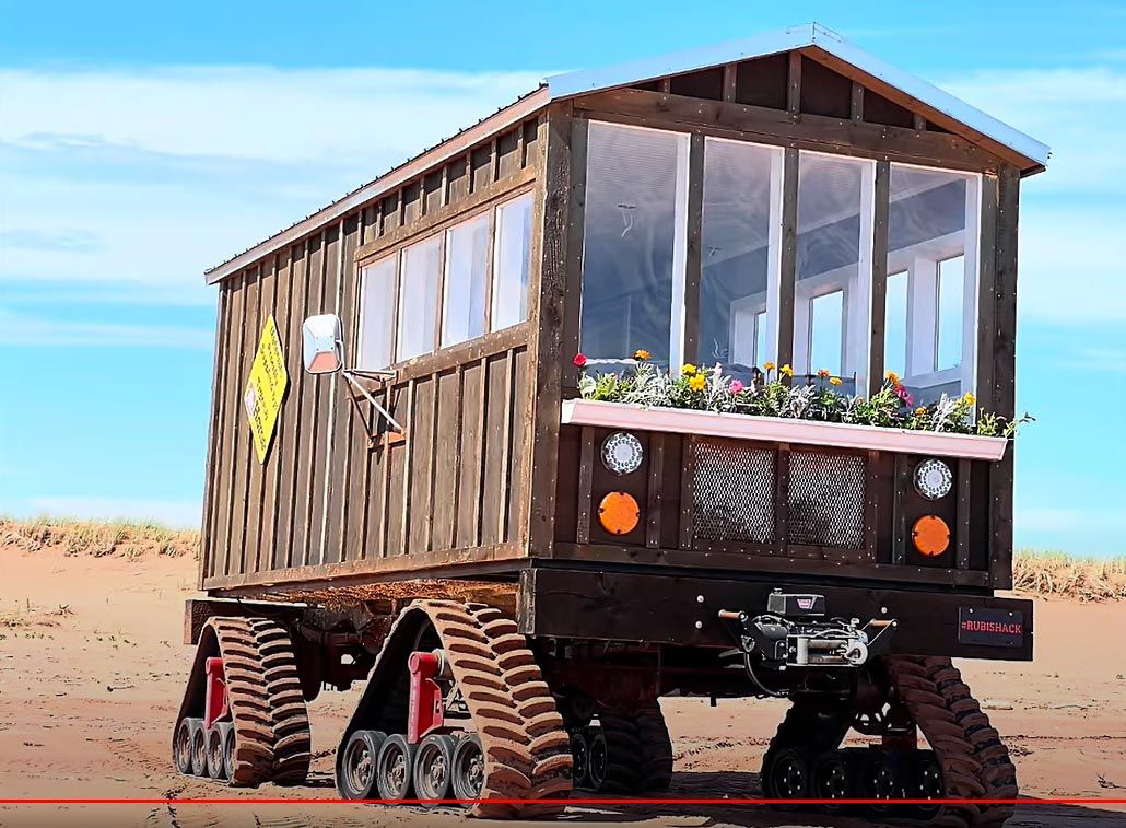 The coolest off grid bug out vehicle-tiny house in the world!