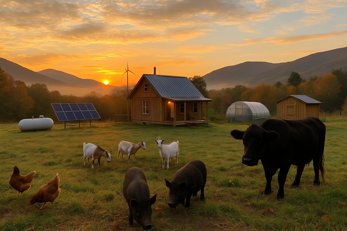 Get ready for what's coming. Go off grid. Stay alive.