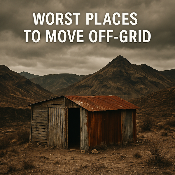 Worst Places to Move Off-Grid