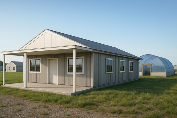 1280sqft 3BR 1BA Shipping Container Home for $25k
