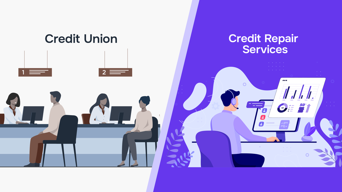 Credit Union vs. Credit Repair Services: Which One Do You Need?
