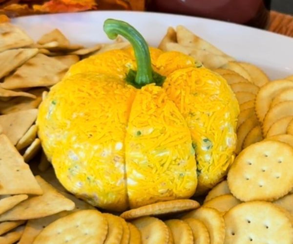 Ham & Scallion Cheese Ball for Fall