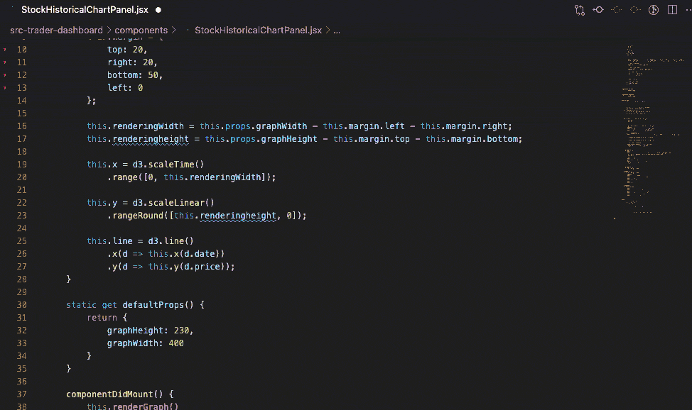 Animated Gif of scrolling through the source