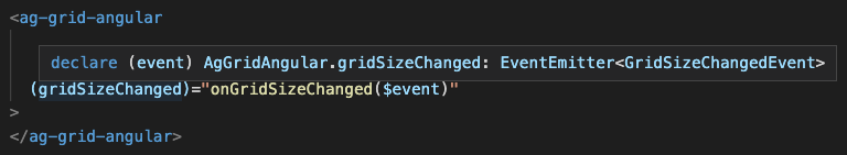 GridSizeChanged Code Hint