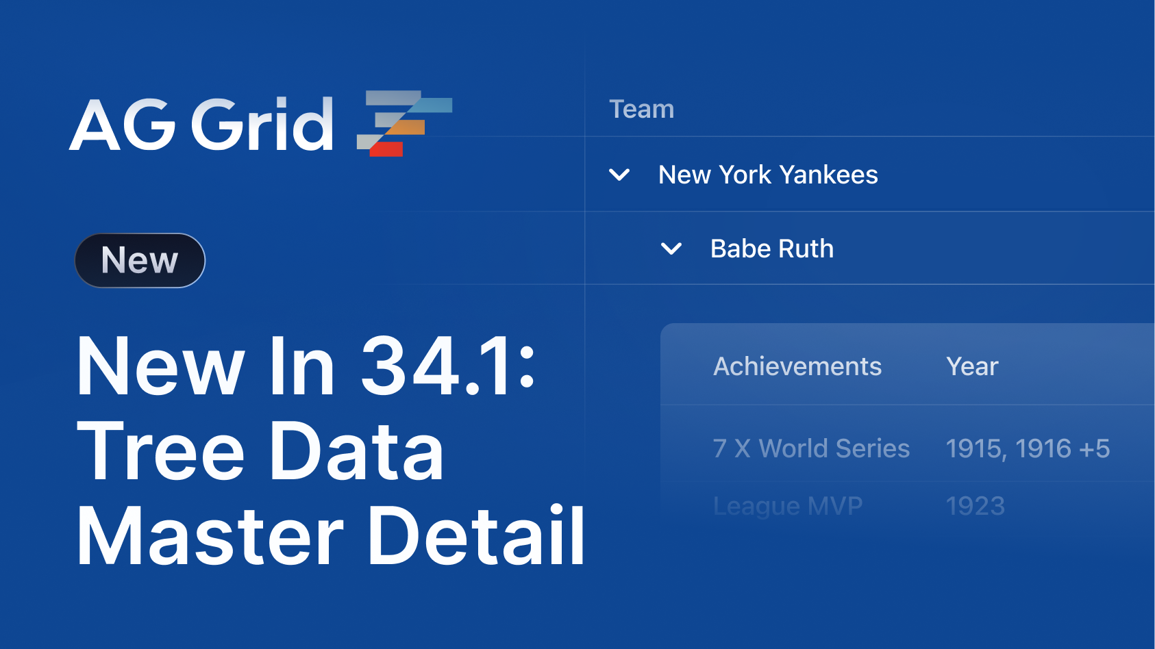 What's New in AG Grid 34.1 - JavaScript Data Grid Library