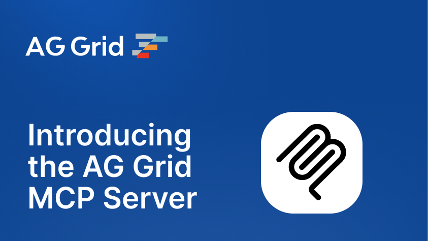 Introducing the AG Grid MCP Server - Quickly, easily and accurately build React Tables with your favourite LLM