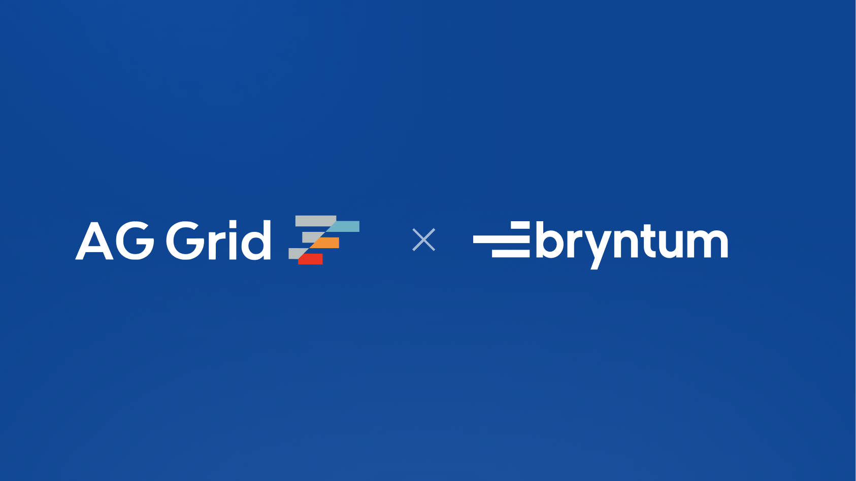 AG Grid and Bryntum Partnership