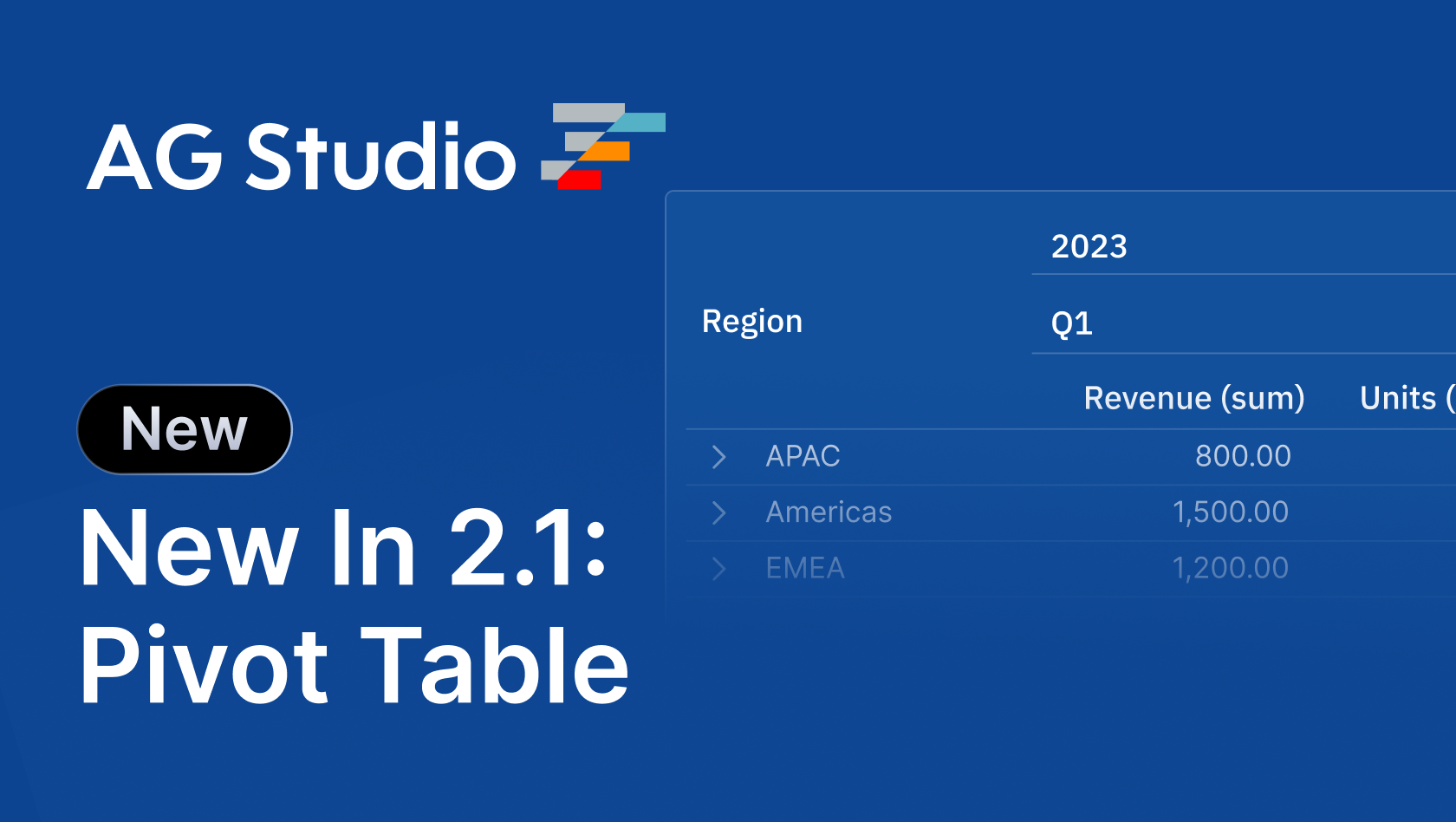 What's new in AG Studio 2.1: JavaScript embedded analytics