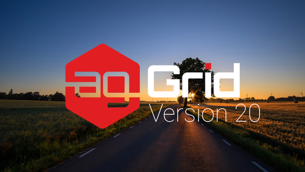 Introducing Version 20 of ag-grid