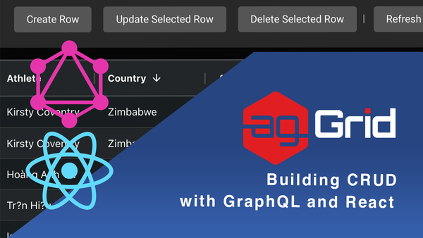 Building CRUD in ag-Grid with GraphQL & React