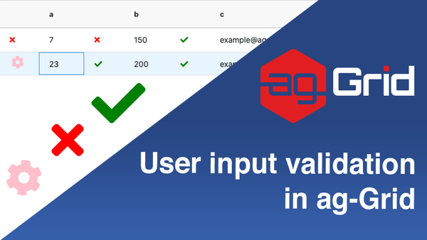 User input validation in Ag-Grid