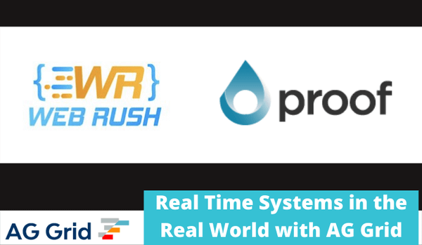 Proof Trading WebRush Podcast Using AG Grid