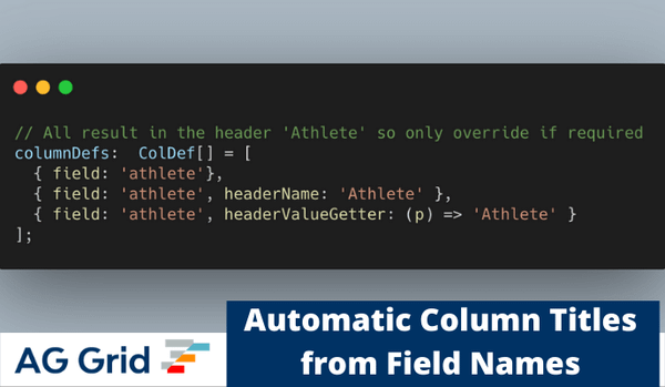 Automatic Header Names