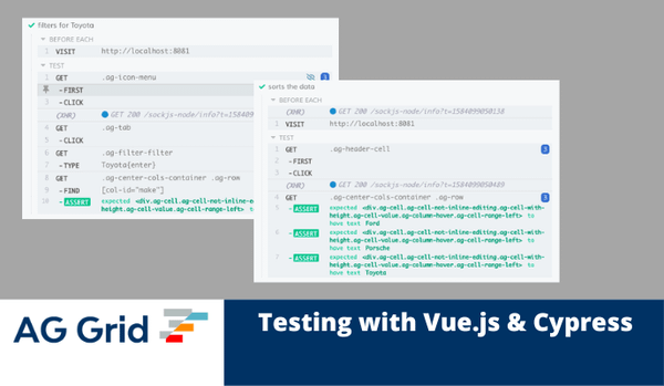 Testing with ag-Grid | Vue.js & Cypress