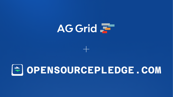 AG Grid Joins the Open Source Pledge