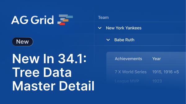 What's New in AG Grid 34.1