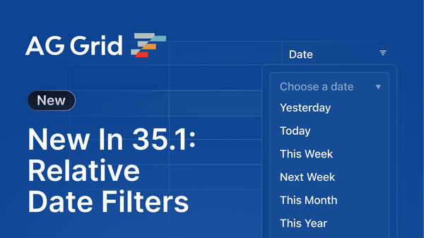 What's New in AG Grid 35.1