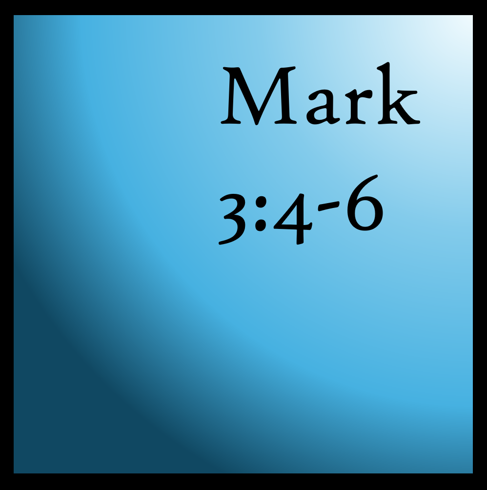 Redemptive Condemnation: Mark 3:4-6