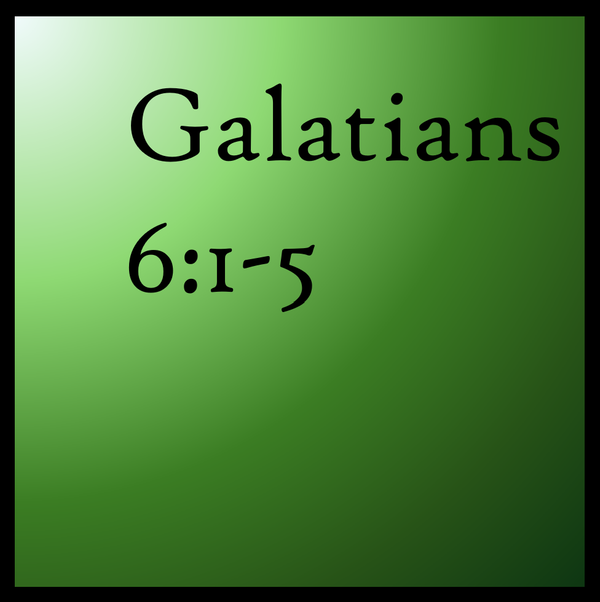 Who Are The Leaders: Galatians 6:1-5