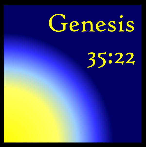 Control: Genesis 35:22
