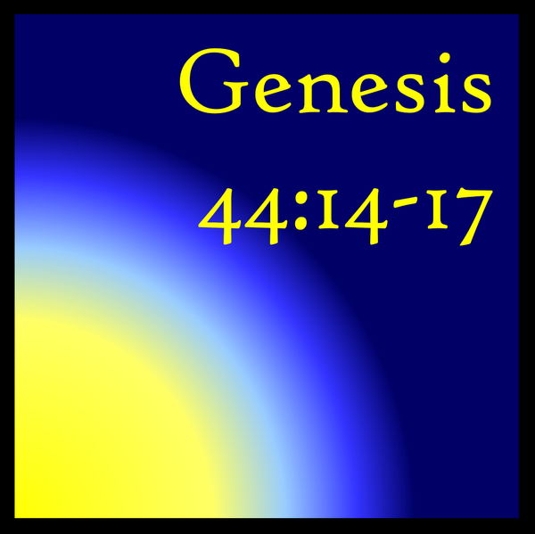 Posture for Grace: Genesis: 44:14-17