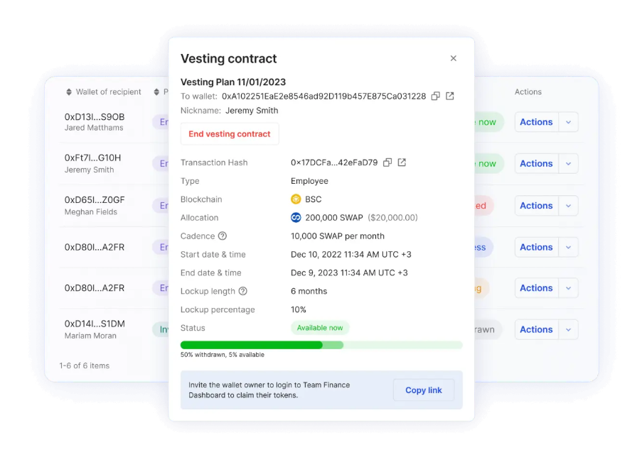 Create your own vesting schedule for your web3 project with Lukso