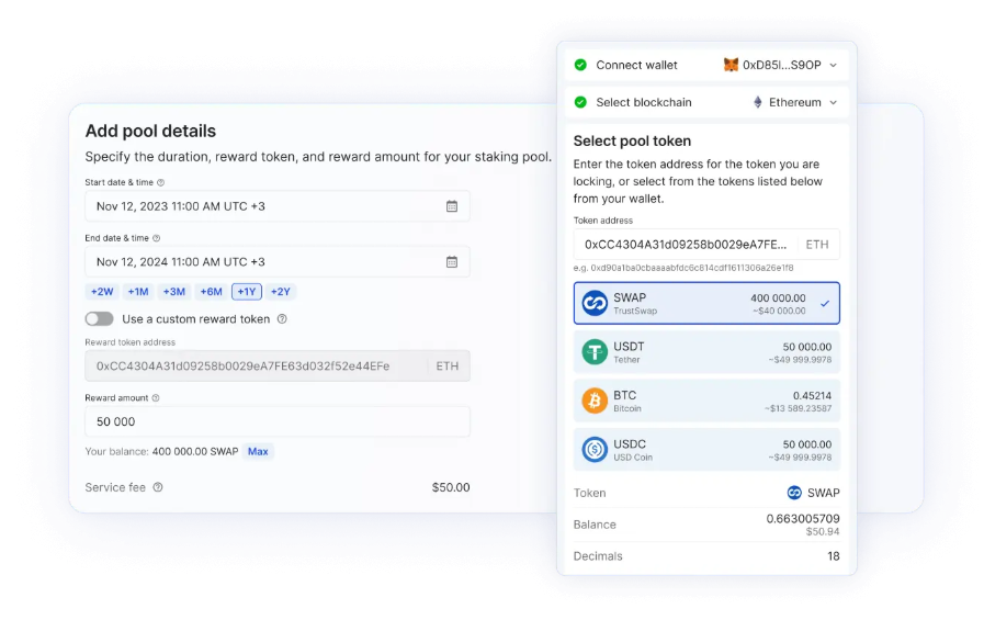 Projects can now create staking pools on Kaia