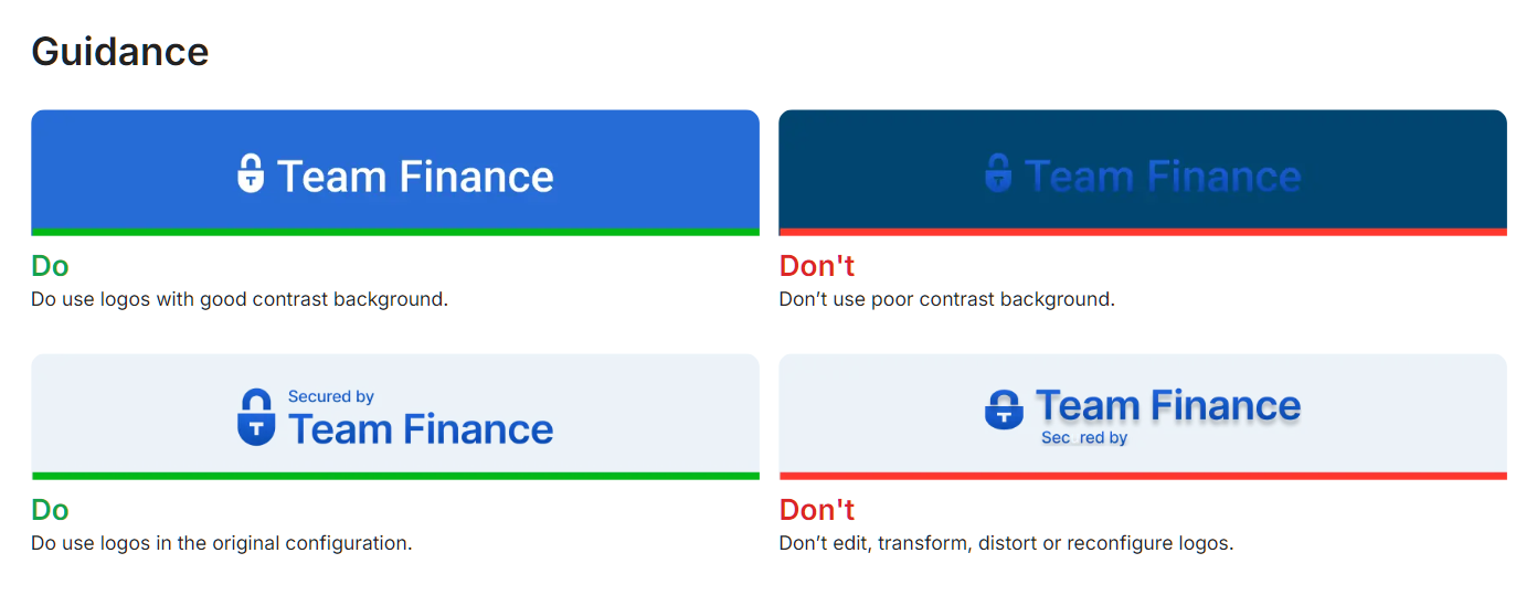 Branded asset guidelines