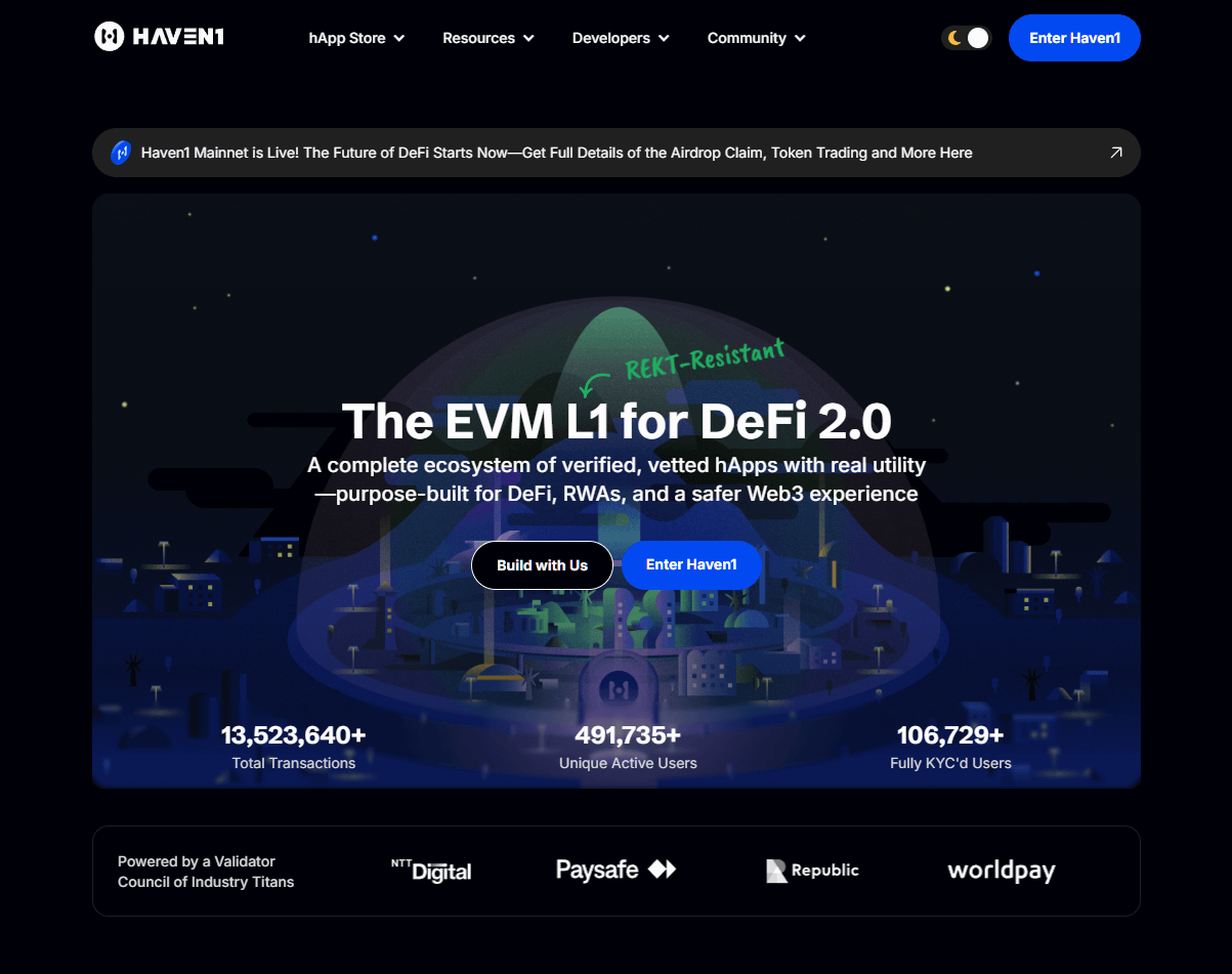 The EVM L1 for DeFi 2.0 - Token Vesting