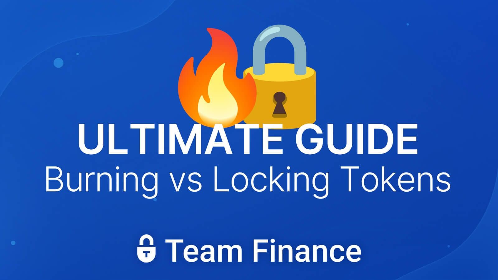 Should you burn or lock your liquidity pool tokens