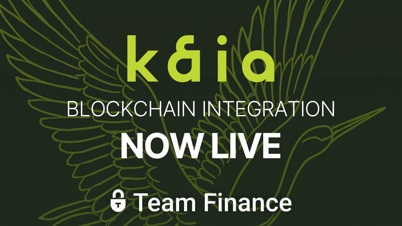 Kaia chain introduced as the new addition to our services