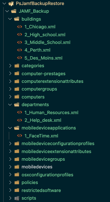 Back up (or restore) Jamf Pro objects with PowerShell