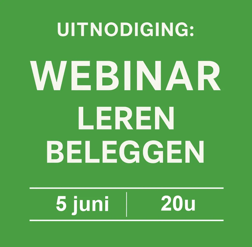 WEBINAR LEREN BELEGGEN