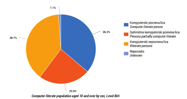 Computer illiterate percentage