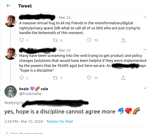 The discipline of hope