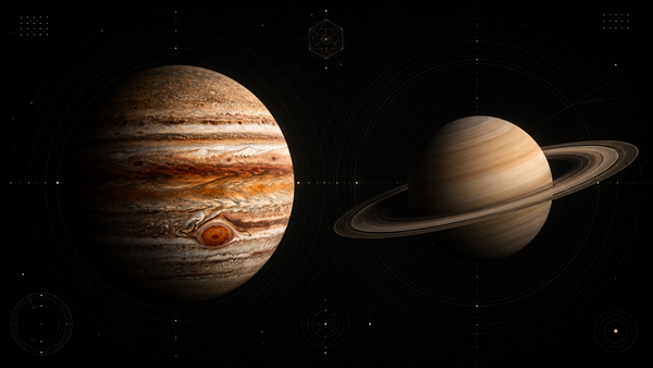 Jowisz i Saturn w astrologii — dwie siły które razem tworzą czas