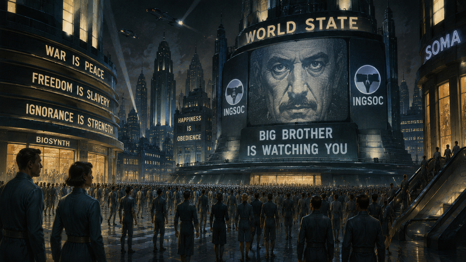 "1984" by George Orwell