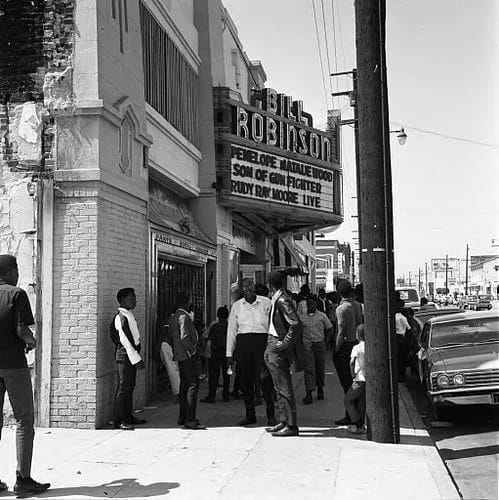 The Bill Robinson Theatre on Central Avenue